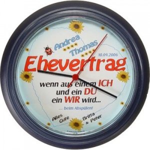 Uhr Ehevertrag