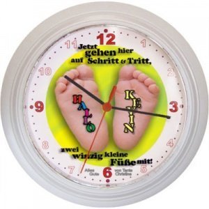 Uhr Schritt und Tritt