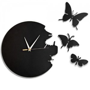 Wanduhr 3D Schmetterling