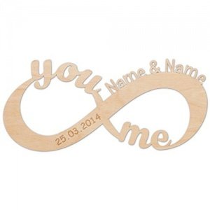 Unendlichkeitszeichen "You and Me"