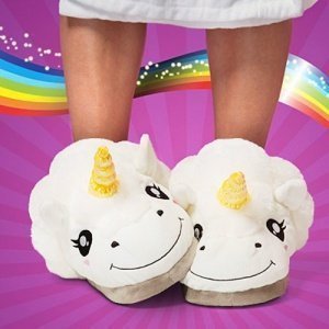 Unicorn Plüsch Hausschuhe