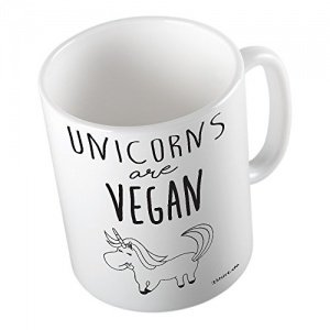 Unicorns Are Vegan ★ lustige Tasse - Kaffeetasse - Kaffee-Pott ★ hochwertig bedruckt mit lustige
