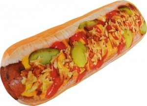 Unitedlabels Kissen "Hot Dog" circa 50 cm