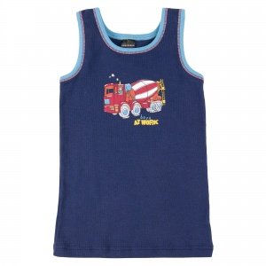 Unterhemd dunkelblau