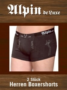 Unterhose in Lederhosenoptik braun DOPPE