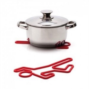 Untersetzer Crime Scene rot