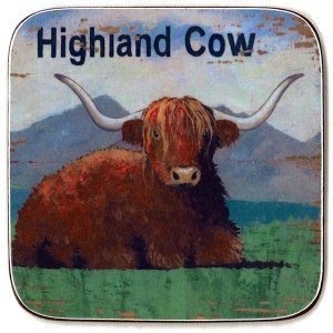 Untersetzer "Highland Cow"