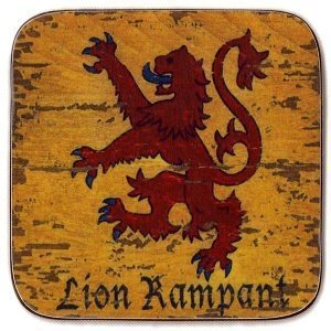 Untersetzer "Lion Rampant"
