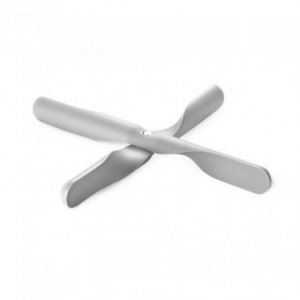 Untersetzer Propeller weiß