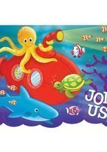 Unterwasserwelt Party Einladungskarten 8