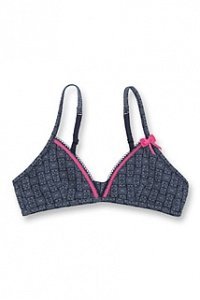 Unwattierter Soft-BH aus Baumwoll-Stretc