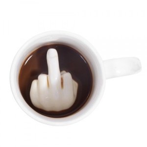 Up Yours Mug - Stinkefingertasse