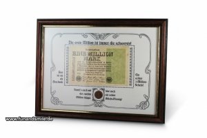 Urkunde - Die erste Million