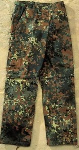 US BDU Hose Zip-Up Kids flecktarn