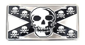 US Boosterplate mit Totenköpfen