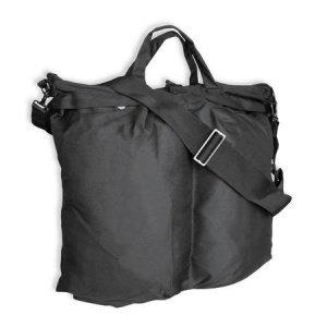 US Flieger Helmtasche m. Gurt schwarz