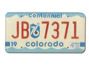 US - Nummernschild Colorado