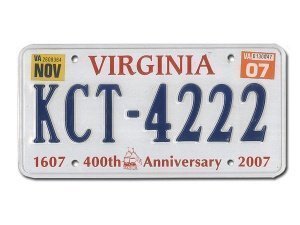 US - Nummernschild Virginia