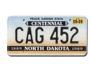 USA Autokennzeichen North Dakota