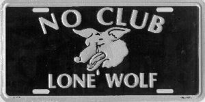 USA Booster plate None Club Lone Wolf