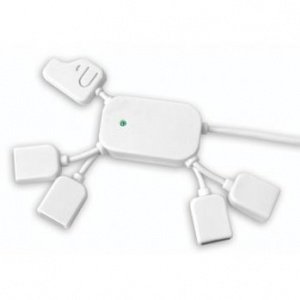 USB Port 4-fach Hubdog weiß US001EU