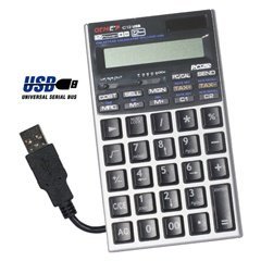 USB-Taschenrechner C12 mit 3fach Hub