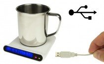 USB Tassenwärmer LCD mit 4-Port USB Hub