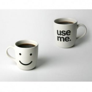 Use me - Kaffeebecher P-1110422 von Propaganda