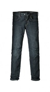Used-Jeans mit Medium-Waschung