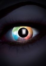 UV Kontaktlinsen Rainbow bunt