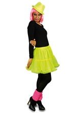 UV Petticoat Tüllrock neongrün