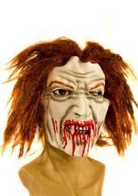 Vampir Dracula Maske Latexmaske Hallowee