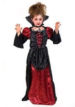 Vampir-Mädchen Halloween Kinderkostüm ro