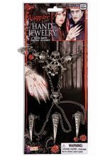 Vampirin Armband mit Handschmuck Gothic 