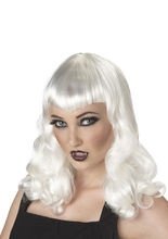Vampirin Perücke, platinblond