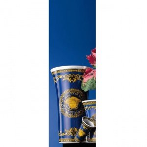 Vase Medusa blau H 18 cm