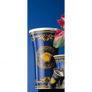 Vase Medusa blau H 34 cm