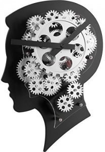 Wanduhr Brain Clock