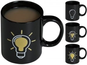 Tasse mit Thermoeffekt Glühbirne