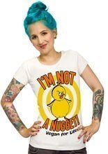 Vegan Girlie Shirt - Im not a Nugget