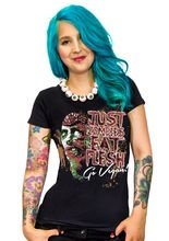 Vegan Girlie Shirt - Just Zombies eat Fl