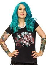 Vegan Girlie Shirt - Use your Brain