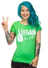 Vegan Girlie Shirt - Vegan for Life