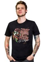 Vegan T-Shirt - Just Zombies eat Flesh
