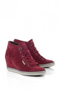 Velours Sneaker Wedges