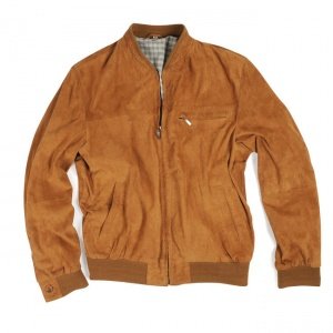 Veloursleder-Blouson Steve cognac
