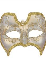 Venezianische Augenmaske Domino Glitzer 