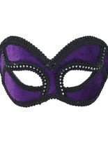 Venezianische Augenmaske Domino Samt lil