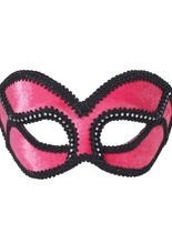 Venezianische Augenmaske Domino Samt pin