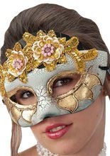 Venezianische Augenmaske Floresk mit Gol
